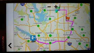 Garmin DriveSmart 66 how to search along a route [upl. by Mitman]