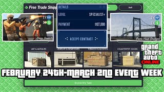 3X  AIR FREIGHT CARGO 2X  SECURITY CONTRACTS amp FLIGHT SCHOOL GTA 5 ONLINE WEEKLY UPDATE [upl. by Oiruam767]