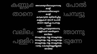 Thakruthalam Nalla Thakruthalam Song Lyrics  Malayalam  Kodungallur Devi  trending viral song [upl. by Ordisy226]