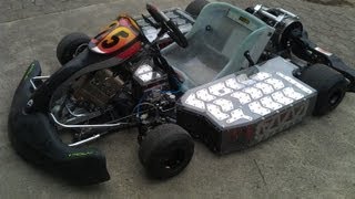 Electric Go Kart goes wild 128HP [upl. by Farrica]