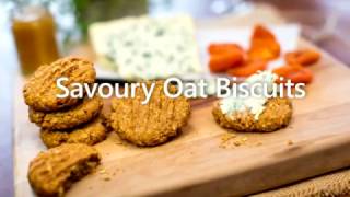 Simple amp Delicious Savoury Oat Biscuits Recipe [upl. by Hyman]