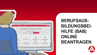 Berufsausbildungsbeihilfe online beantragen [upl. by Jovia52]