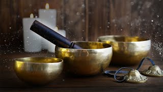 Tibetan Bowls Healing Meditation Pure Positive Vibes Boost Your Aura Relaxing Music Meditation [upl. by Adnauqal]