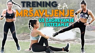 Intenzivan trening za mršavljenje  kardio vežbe za početnike TABATA [upl. by Akalam]