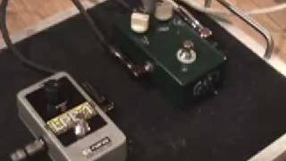 Electro Harmonix LPB1 vs Gearmanndude Time Bomb Boost pedal [upl. by Vish]