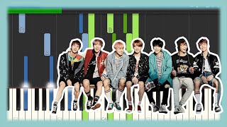 Outro Tear  BTS PIANO TUTORIAL [upl. by Yllut985]