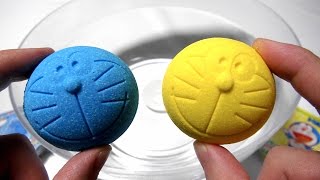 ドラえもんのかおバスボールバトル Doraemon Face Bath Bomb Battle [upl. by Emaj]