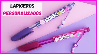 💜 Como decorar LAPICEROS o BOLÍGRAFOS con hilos y figuras de acrílico  lapiceros personalizados [upl. by Nnylirret892]