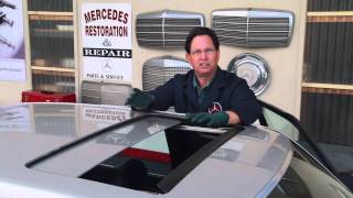 Mercedes Power Sunroof Maintenance Tip by Kent Bergsma [upl. by Heti797]