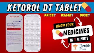 Ketorol DT Tablet  Ketorolac 10mg  WHAT IF YOU FORGET TO TAKE Ketorol DT🤔 dental Pain relief [upl. by Anabella635]