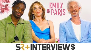 Emily In Paris Season 4 Stars Talk Big Changes At Agence Grateau [upl. by Ezeerb]