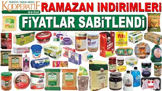 TARIM KREDİ MARKET RAMAZAN İNDİRİMLERİ  KOOPERATİF MARKET FİYATLARI SABİTLEDİ TARIM KREDİ KAMPANYA [upl. by Fryd828]