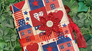 Fourth of July Junk Journal Flip Through [upl. by Nivahb]