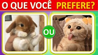 🐱QUAL O MAIS FOFO FILHOTES E ANIMAIS FOFINHOS🐯 quiz animaisfofos [upl. by Cinelli]