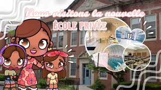 Nous visitons la nouvelle école privée 🏫👩‍🏫📚MYA ET ETHAN👧🏽🧑🏽with voice🎙️ Avatar world 🌍 [upl. by Stedman]