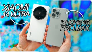 Xiaomi 14 Ultra vs iPhone 15 Pro Max [upl. by Reemas]