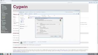 Cygwin installation on Windows [upl. by Baxy916]