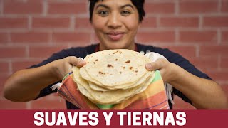 Como Hacer Tortillas de Harina muy fáciles y suaves  Flour Tortillas [upl. by Brose241]