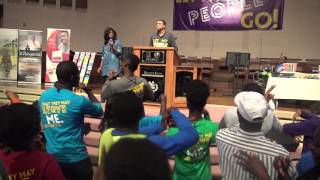 LP AIDA SINGS READY AT 20 LET MY PEOPLE GO LCI USA CAMP 2016 WITH BISHOP DAG [upl. by Sterrett]