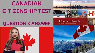 Canadian Citizenship Test 2024 Important Questions amp Answers [upl. by Zetrok121]