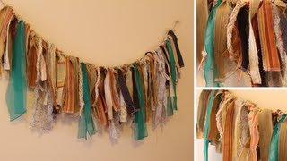 DIY Dorm Decor Anthropologie Inspired Garland [upl. by Hanavas]