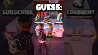 Help JUICE WRLD Guess The HENCHMAN CHEST 🤨 fortnite shorts [upl. by Emelda]