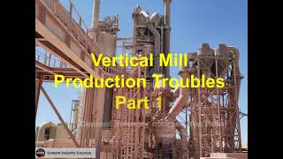 Common Production Troubles in the operation of the Vertical Mill Part 1 at Cement Industry [upl. by Sweeney]