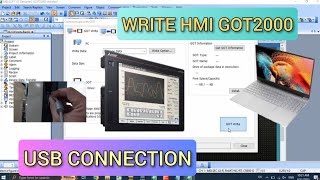 GT Designer3  How to Download  Write Program to HMI GOT2000 mitsubishi [upl. by Wilfreda]