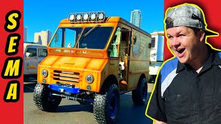 I Built the Most INSANE Bread Van EVER But Crashed It Right Before SEMA [upl. by Toddie841]