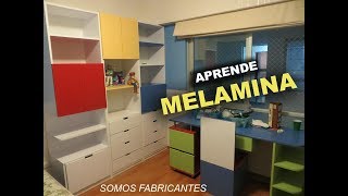 CURSOS DE MELAMINA  APRENDE A FABRICAR TUS MUEBLES o HAZ TU NEGOCIO [upl. by Acinomaj]