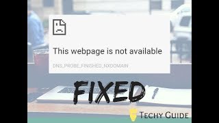 dnsprobefinishednxdomain Fixed [upl. by Ziagos431]