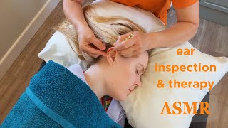 ASMR Ear TherapyAcupressure PointerRollerClose Up asmrbeauty Unintentional ASMR Real Person [upl. by Dempstor]