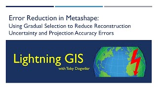 Error Reduction in Metashape Using Gradual Selection [upl. by Silvestro]