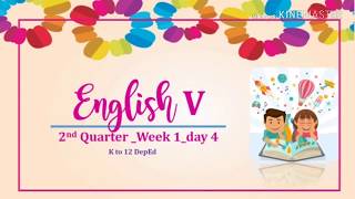 English 5 2nd Quarter Week 1day 4three paragraph composition [upl. by Aurelie193]