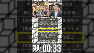 税理士試験合格のための 良いパターン学習 悪いパターン学習 【50秒ダイジェスト】 勉強法 切り抜き 税理士試験 [upl. by Ecila]