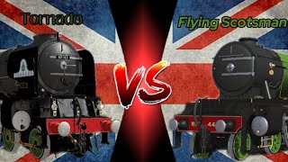 Viewer’s Request Flying Scotsman Vs Tornado [upl. by Simonette]