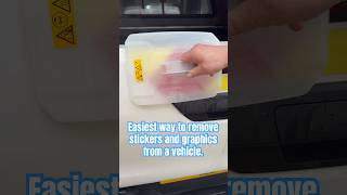 How To Remove Wraps And Stickers From Your Vehicle  Valeting Tips shorts [upl. by Roselin194]