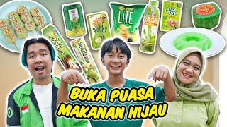 BUKA PUASA MAKAN SERBA HIJAU  Keluarga Ziyan [upl. by Aisac]