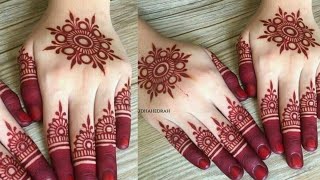 Very Easy Gol Tikki Mehndi Design For BeginnersSimple Gol Tikki Mehndi DesignMehendi Designs [upl. by Faustine507]