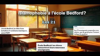 École Bedford ou la loi 21 au masculin [upl. by Aneliram141]