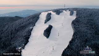 Waterville Valley Aerial Overview by Slopevuecom [upl. by Bradley984]