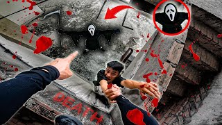 Crazy Grim Reaper REAL LIFE HORROR ESCAPE PARKOUR POV [upl. by Morena575]