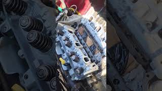 35 LZ4 Engine Heads Install [upl. by Ahsuatan352]