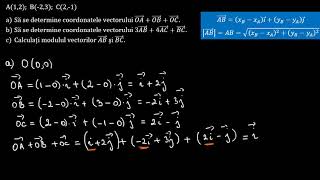 Vectori în reper cartezian  LectiiVirtualero [upl. by Yssej242]