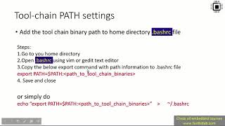 Linux device driver lecture 2  Toolchain setup [upl. by Coltson]