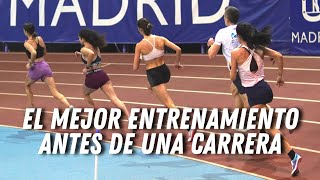 ¿Qué hacer antes de una carrera 🏃‍♀️ Mi último entrenamiento antes de una competición [upl. by Halivah]