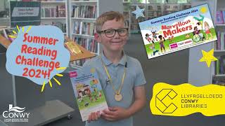 Summer Reading Challenge 2024 with Conwy Libraries [upl. by Garrott]