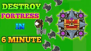 FASTEST FORTRESS DESTROYING WORLD RECORD IN LORDZIO  LORDZIO STRATEGY [upl. by Ramah]