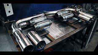 RSE BMW X6m Exhaust Manufacturing Process [upl. by Noreg645]