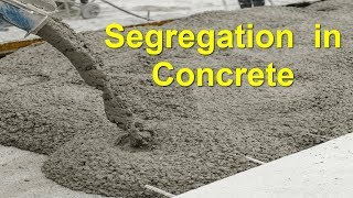 Why Segregration occurs in Concrete [upl. by Notsrik]